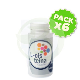 Pack 6x Cisteína 60 Cápsulas Artesanía Agrícola