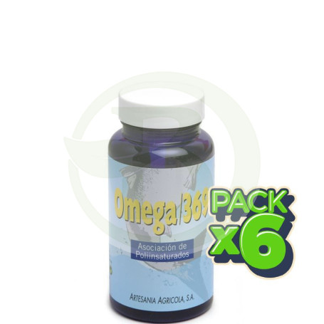 Pack 6x Omega 3-6-9 100 Cápsulas Artesanía Agrícola