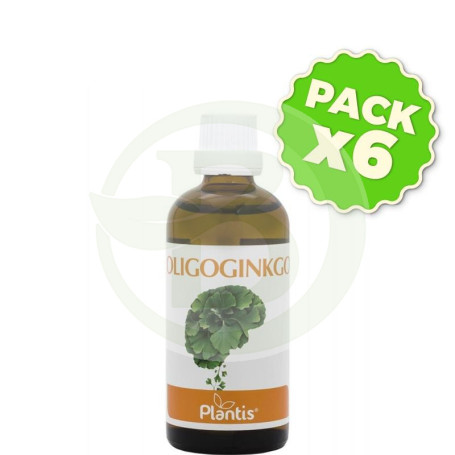 Pack 6x Oligoginkgo 100Ml. Plantis