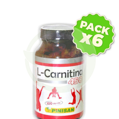 Pack 6x L-Carnitina 450Mg. Pinisan