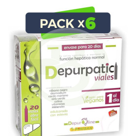 Pack 6x Depurpatic 20 Viales Pinisan