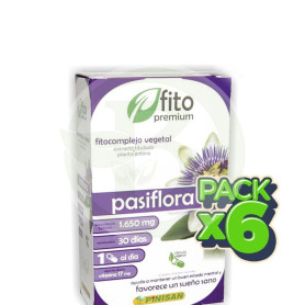 Pack 6x Fito Premium Pasiflora 30 Cápsulas Pinisan
