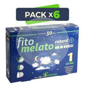 Pack 6x Fitomelato Retard 1,9Mg. 30 Cápsulas Pinisan