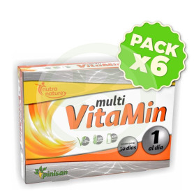 Pack 6x Multi Vitamin 30 Cápsulas Pinisan