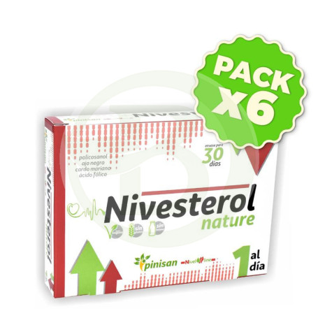 Pack 6x Nivesterol Nature 30 Cap. Pinisan