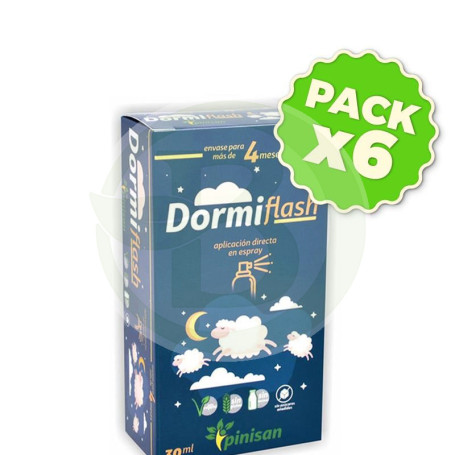 Pack 6x Dormiflash Spray 30 Ml Pinisan
