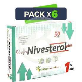 Pack 6x Nivesterol Plus 30 Cápsulas Pinisan