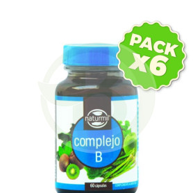 Pack 6x Complejo B 60 Cápsulas Naturmil