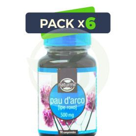 Pack 6x Pau D´arco 500Mg. 90 Comprimidos Naturmil