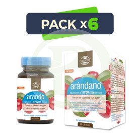 Pack 6x Arandano 60 Cápsulas Naturmil