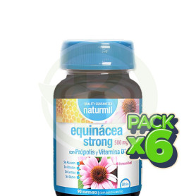 Pack 6x Equinacea Strong 500Mg 90 Comprimidos Naturmil