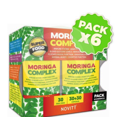 Pack 6x Moringa Complex 30 + 30 Cápsulas Novity