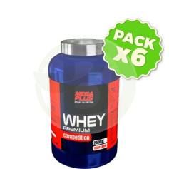 Pack 6x Whey Premium 2,5Kg. Megaplus