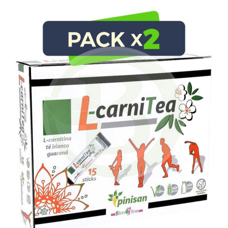 Pack 2x L-Carnitea 15 Sticks Pinisan