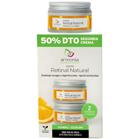 Pack Creme Retinal 2ª Unidade 50% 2X50ml Armonia