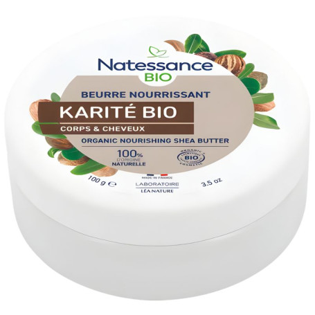 Manteiga De Karité Corpo e Cabelo 100G Natessance