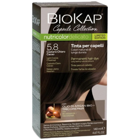 Delicato 5.8 Castaño Claro Cacao Edición Limitada 140Ml Biokap