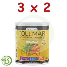 Pack 3x2 Collmar Colágeno Marinho Cúrcuma Baunilha 300Gr. Drasanvi