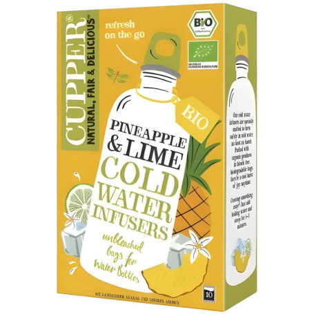 Infusion Fria Piña y Lima Bio 10 Bolsas Cupper