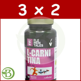 Pack 3x2 L-Carnitina 60 Capsulas Novadiet