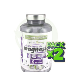 Pack 2x Bisglicinato De Magnésio 120 Comprimidos Pinisan