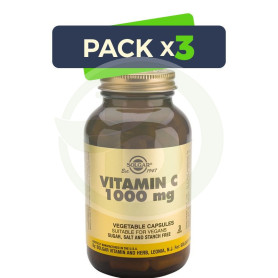 Pack 3x Vitamina C 1.000Mg. 250 Cápsulas Solgar