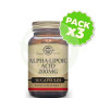 Pack 3x Acido Alfa Lipoico 200Mg 50 Cap Vegetales Solgar
