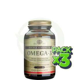 Pack 3x Omega 3 Alta Concentración 60 Cápsulas Solgar