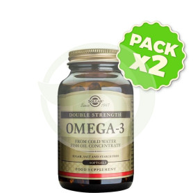 Pack 2x Omega 3 Alta Concentración 30 Cápsulas Solgar