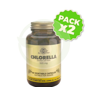 Pack 2x Clorella 100 Cápsulas Solgar