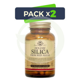 Pack 2x Sílice Oceánico 50 Cápsulas Solgar