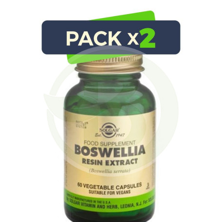 Pack 2x Boswellia 60 Cápsulas Solgar