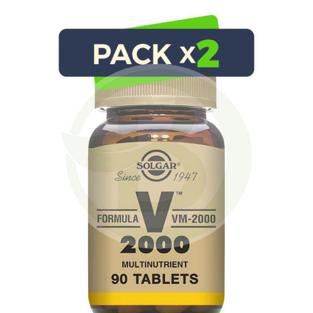 Pack 2x Formula Vm-2000 90 Comprimidos Solgar