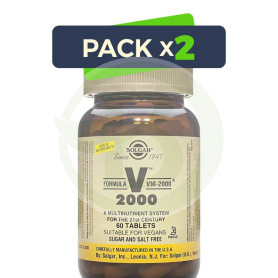 Pack 2x Formula Vm-2000 60 Comprimidos Solgar
