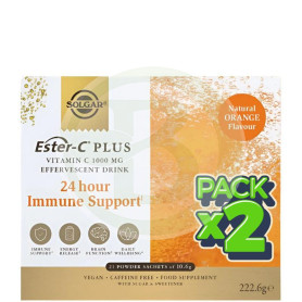 Pack 2x Ester-C Plus 1000Mg 21 Sobres Solgar