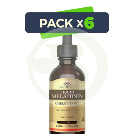 Pack 6x Melatonina 10Mg 2Oz 59Ml Solgar