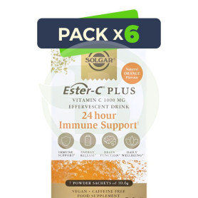 Pack 6x Ester-C Plus 1000Mg 7 Sobres Solgar