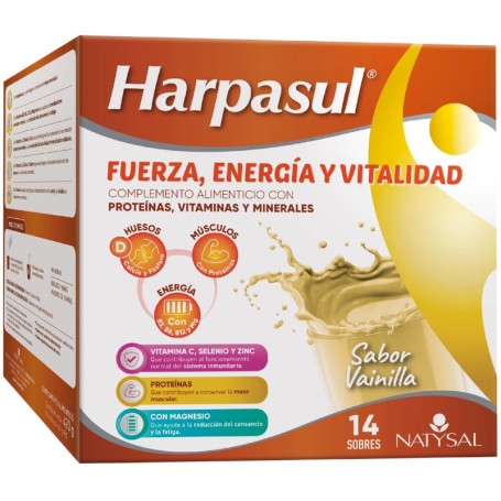 Batido Força Energia e Vitalidade Baunilha 14 Saquetas Natysal