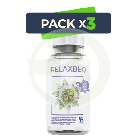 Pack 3x Relaxbeq 60 Cápsulas Bequisa