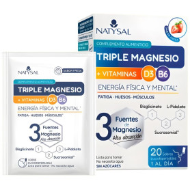 Triplo Magnésio 20 Saquetas Natysal