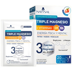 Triplo Magnésio 20 Saquetas Natysal