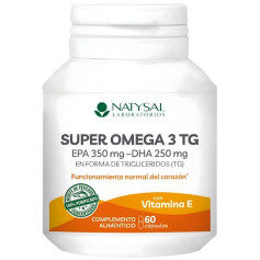 Súper Ómega 3 Tg (350 Epa-250 Dha) 60 Cápsulas Natysal