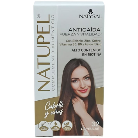 Natupel Anticaída, Força e Vitalidade 32 Cápsulas Natysal