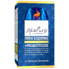 Maxi Enzimas com Probióticos 40 Cápsulas Estado Puro - Tongil