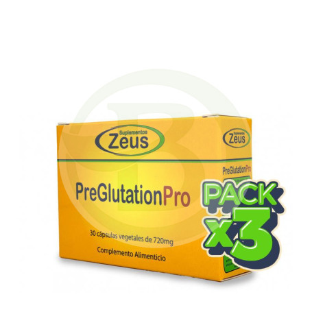 Pack 3x Preglutation-Pro 30Cap. Zeus