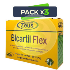 Pack 3x Bicartil Flex 30 Cápsulas Zeus