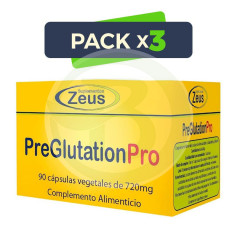 Pack 3x Preglutation-Pro 90 Cápsulas Vegetais Zeus