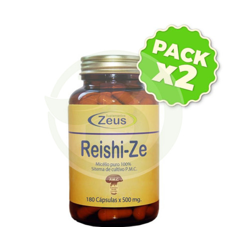 Pack 2x Reishi-Ze 180 Cápsulas Zeus