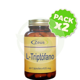 Pack 2x L-Triptófano 60 Cápsulas Zeus