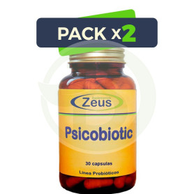 Pack 2x Psicobiotic 30 Cápsulas Zeus